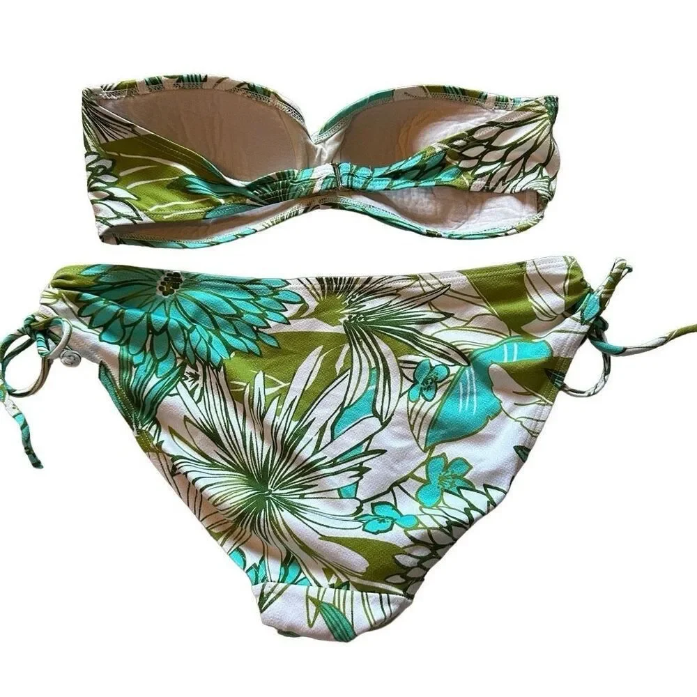 Swim systems green and white bikini - size M - Picture 4 of 8